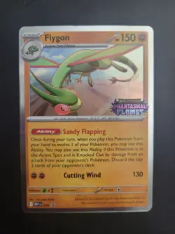 Pokemon TCG Flygon MEP 016 Phantasmal Flames Stamped Promo Prerelease NM - Image 1