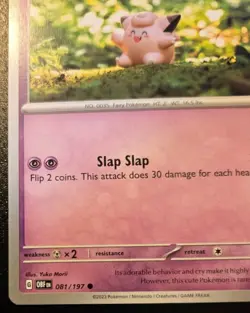 Clefairy 081/197 Common Scarlet & Violet: Obsidian Flames Pokemon TCG - Image 4