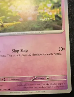 Clefairy 081/197 Common Scarlet & Violet: Obsidian Flames Pokemon TCG - Image 5