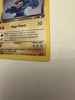 Pokemon Dark Machamp Team Rocket 1st Edition Holo Rare 10/82 2000 70 HP - Image 2
