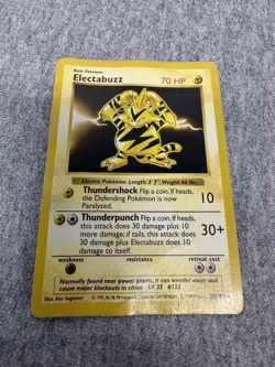 1999 Pokemon Electabuzz Shadowless 20/102 - Image 1