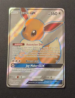 Pokemon TCG Eevee GX SM242 Black Star Promo Full Art Ultra Rare NM Condition - Image 1