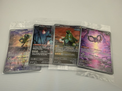 Pokemon Center Stamped Promo Lot Sealed Iron Thorns Pecharunt Ogerpon Flutter M - Image 1