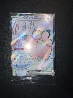 Pokemon LILLIE'S CLEFAIRY EX SVP 195 Journey Together PROMO - Sealed - Image 1