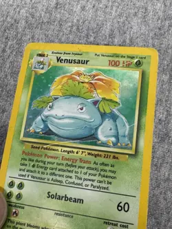 Pokemon TCG Venusaur Holo Base Set Rare 15/102 - Image 2