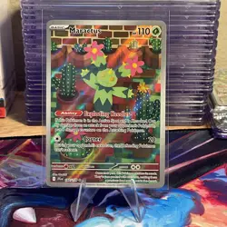 Pokemon TCG Maractus 160/159 Journey Together Full Art Holo Rare Near Mint - Image 1