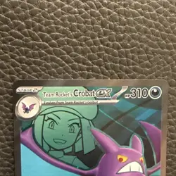 Pokemon TCG Team Rocket's Crobat EX 217/182 NM Destined Rivals Holo - Image 2