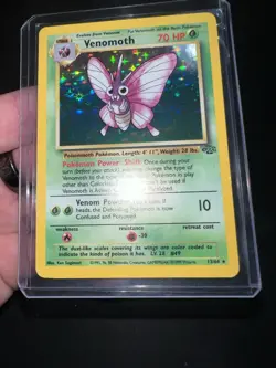 Pokemon Venomoth Holo Jungle 13/64 Rare Vintage 1999 NM - Image 1