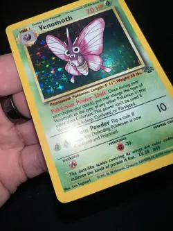 Pokemon Venomoth Holo Jungle 13/64 Rare Vintage 1999 NM - Image 3