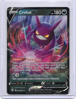 Crobat V 44/72 Shining Fates Ultra Rare Holo Pokemon TCG NM - Image 1