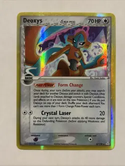 Pokemon TCG Deoxys (Delta Species) 5/110 Reverse Holo Stamped EX Holon Phantoms - Image 1