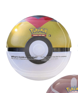 Pokemon TCG: Ball Pokeball Tin the RARE (J21) Factory Sealed - Image 1