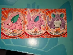 Topps Pokemon Nidoran, Nidorino, Nidoking Non Holo NM - Image 1