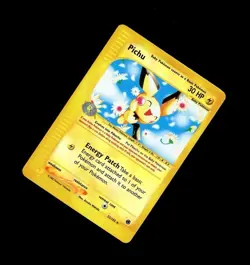 2002 Pokemon EXPEDITION PICHU HOLO 22/165! LP - Image 1
