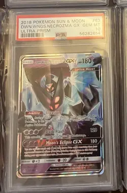 Nekrozma GX - POKEMON - Burning Shadows - #63 - Ultra Rare - 2017 - PSA 10 - Image 1