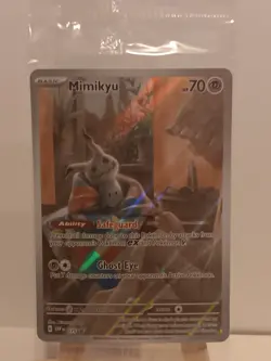 Pokemon TCG Mimikyu - SV: Scarlet & Violet Full Art Holo Promo 075 SEALED - Image 1