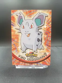 TOPPS SET - Nidoran, Nidorina, Nidoqueen - TVA S1 - NP - Pokemon - BLACK LOGO - Image 2