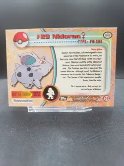 TOPPS SET - Nidoran, Nidorina, Nidoqueen - TVA S1 - NP - Pokemon - BLACK LOGO - Image 3