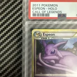 2011 POKEMON CALL OF LEGENDS ESPEON #4 HOLO PSA 9 MINT #113383058 - Image 2