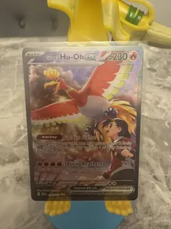 Pokemon Ethans Ho-Oh EX Special Illustration Rare Card 230/182 Destined Rivals - Image 1