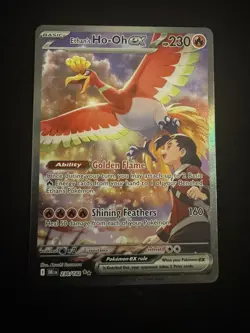 Pokemon Ethans Ho-Oh EX Special Illustration Rare Card 230/182 Destined Rivals - Image 5
