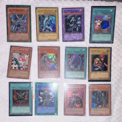 Yu-Gi-Oh! Mixed Card Lot Blue-Eyes Exodia Dark Magician Red-Eyes Gemini Elf - Image 2