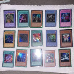 Yu-Gi-Oh! Mixed Card Lot Blue-Eyes Exodia Dark Magician Red-Eyes Gemini Elf - Image 3