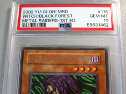 PSA 10 Witch of the Black Forest MRD-116 1st Ed Rare YuGiOh NA English 2002 - Image 2
