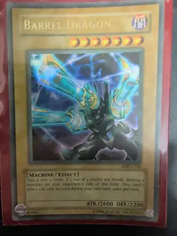 Yugioh Barrel Dragon Metal Raiders Ultra Rare MRD-126 Faded Original Print PL - Image 1