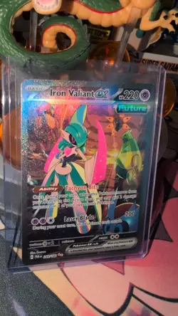 Pokemon TCG Iron Valiant EX Paradox Rift 249/182 Special Illustration Rare - Image 1