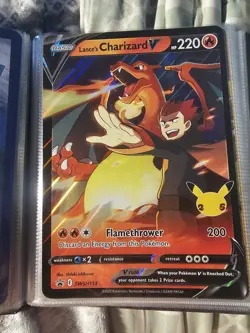 POKEMON JUMBO CARD LOT: Celebrations 25th Anniversary Binder Charizard Pikachu - Image 2