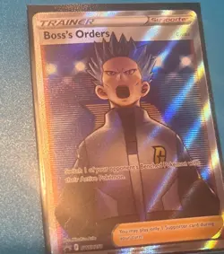 Pokemon TCG Boss's Orders (Full Art) SWSH251 SWSH: Black Star Promo Card Holo - Image 1