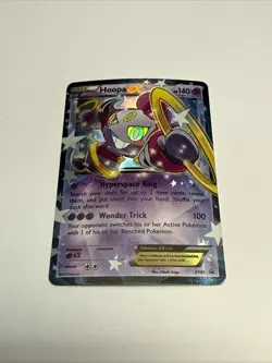 Pokemon TCG Hoopa EX XY85 Black Star Promo Card LP+ Condition - Image 1