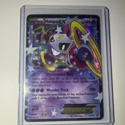 Pokemon TCG Hoopa EX XY85 Black Star Promo Card LP+/NM Condition - Image 1