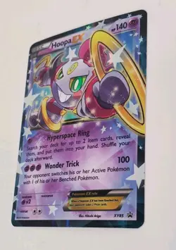 Pokemon TCG Hoopa EX Black Star Promo LP XY85 XY Holo Full Art - Image 2