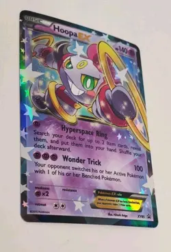 Pokemon TCG Hoopa EX Black Star Promo LP XY85 XY Holo Full Art - Image 3