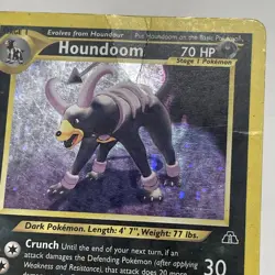 Vintage Houndoom 4/75 - Neo Discovery Holo Rare Pokemon MP - HP - Image 5