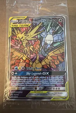 Pokemon TCG Moltres Zapdos Articuno GX SM210 Hidden Fate Promo - Image 1