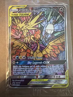 Pokemon TCG Moltres Zapdos Articuno GX SM210 Hidden Fate Promo - Image 2
