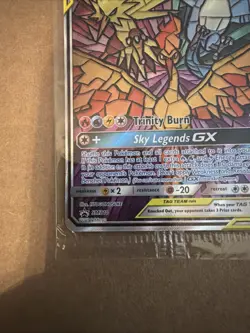 Pokemon TCG Moltres Zapdos Articuno GX SM210 Hidden Fate Promo - Image 3