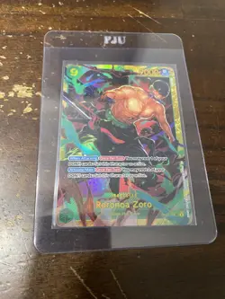Roronoa Zoro OP06-118 SEC - One Piece TCG - English Card Near-Mint Secret Rare - Image 1