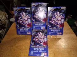 One Piece TCG The Azure Sea's Seven Sleeved Booster Pack OP14-EB04 English Lot 4 - Image 1