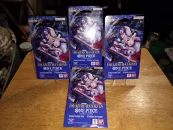 One Piece TCG The Azure Sea's Seven Sleeved Booster Pack OP14-EB04 English Lot 4 - Image 2