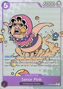One Piece Senor Pink (Parallel) #OP10-067 Foil Royal Blood NM - Image 1