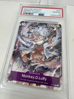 2023 ONE PIECE MONKEY D. LUFFY PIRATE PARTY VOL. 5 PSA 10 Promo P-041 English - Image 3