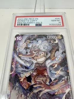 2023 ONE PIECE MONKEY D. LUFFY PIRATE PARTY VOL. 5 PSA 10 Promo P-041 English - Image 4