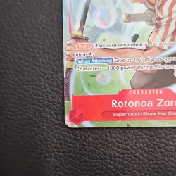 Roronoa Zoro OP14-015 (Alternate Art) The Azure Sea's Seven (R) Near Mint Foil - Image 4