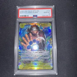 2025 ONE PIECE OP12 EN BARTHOLOMEW KUMA#119 PSA GEM MT 10 - Image 1