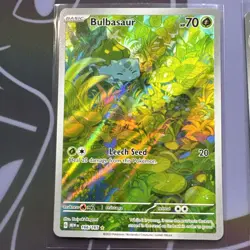 Pokemon TCG Venusaur ex Ivysaur Bulbasaur Set 166 167 198/165 151 Set ENGLISH - Image 2