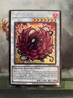 Black Rose Dragon - L5DD-ENS02 - Secret Rare Misprint (Name Alignment) YuGiOh - Image 1